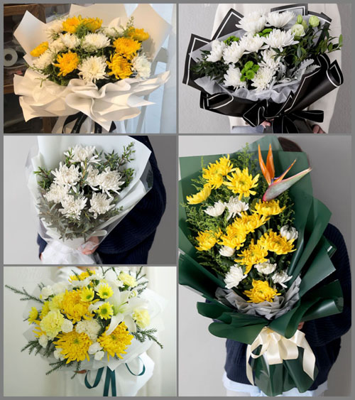 广东韶关市南雄市古市镇溪口村白事花束代送